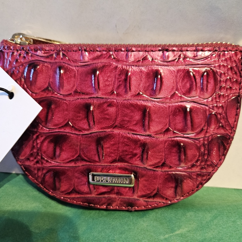 NWT Brahmin Pomagranite Britt Coin Purse